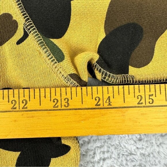 Bape A Bathing Ape Green Camo Crewneck XL - Picture 12 of 14